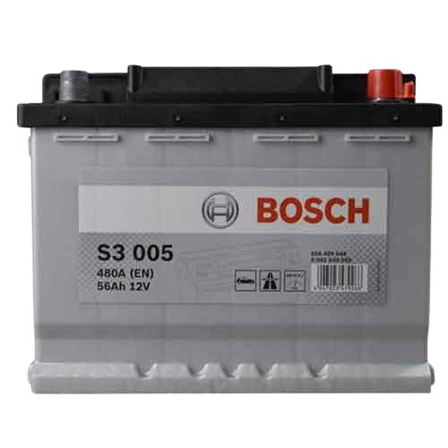 Bosch S3 12v 56Ah Düz Akü